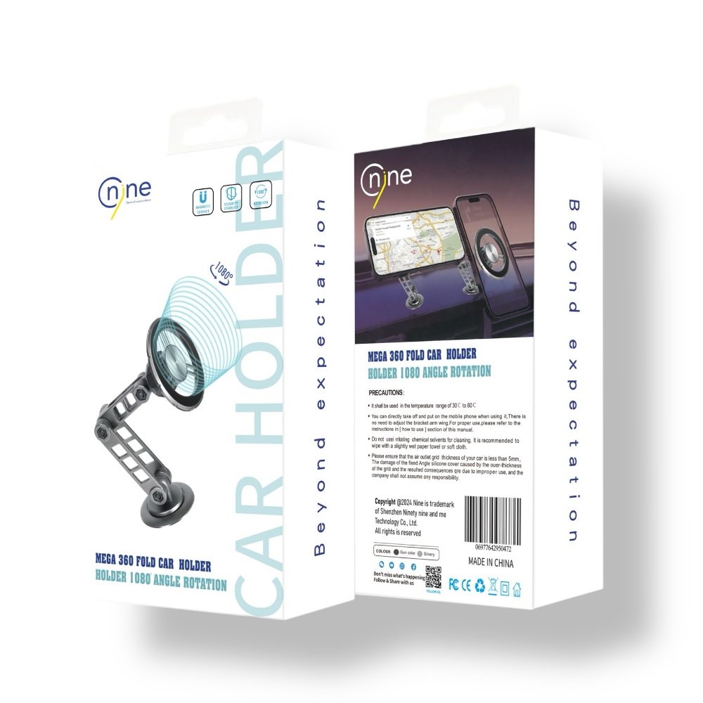 حامل هاتف سيارة مغناطيسي من ناين - Nine Magnetic Car Phone Holder